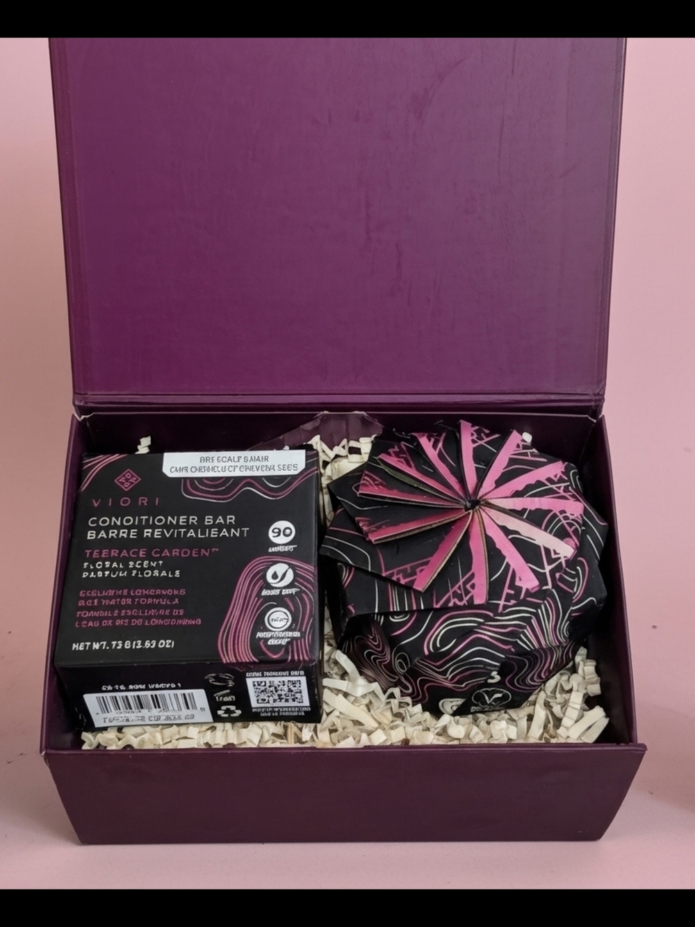 Viori Terrace Garden SHAMPOO & CONDITIONER Bar GIFT SET-Floral Scent